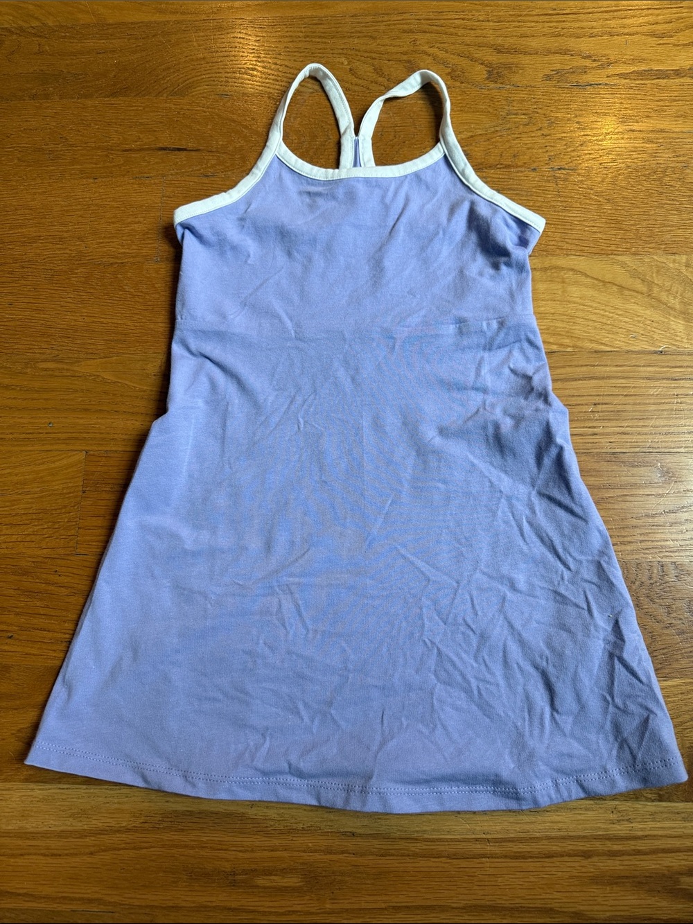 GAP Lavender Racerback Tank with White Trim